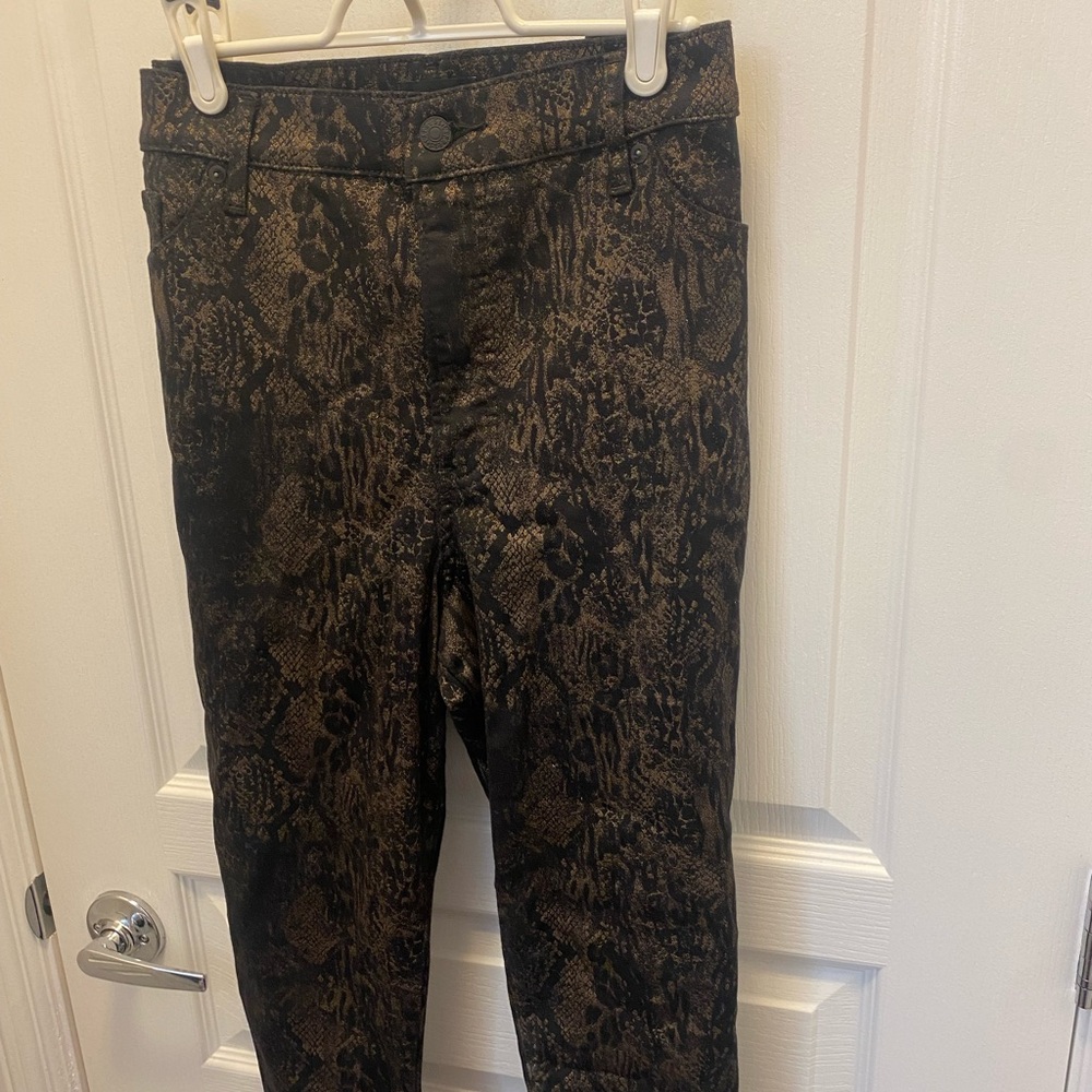 Animal Print Jeans